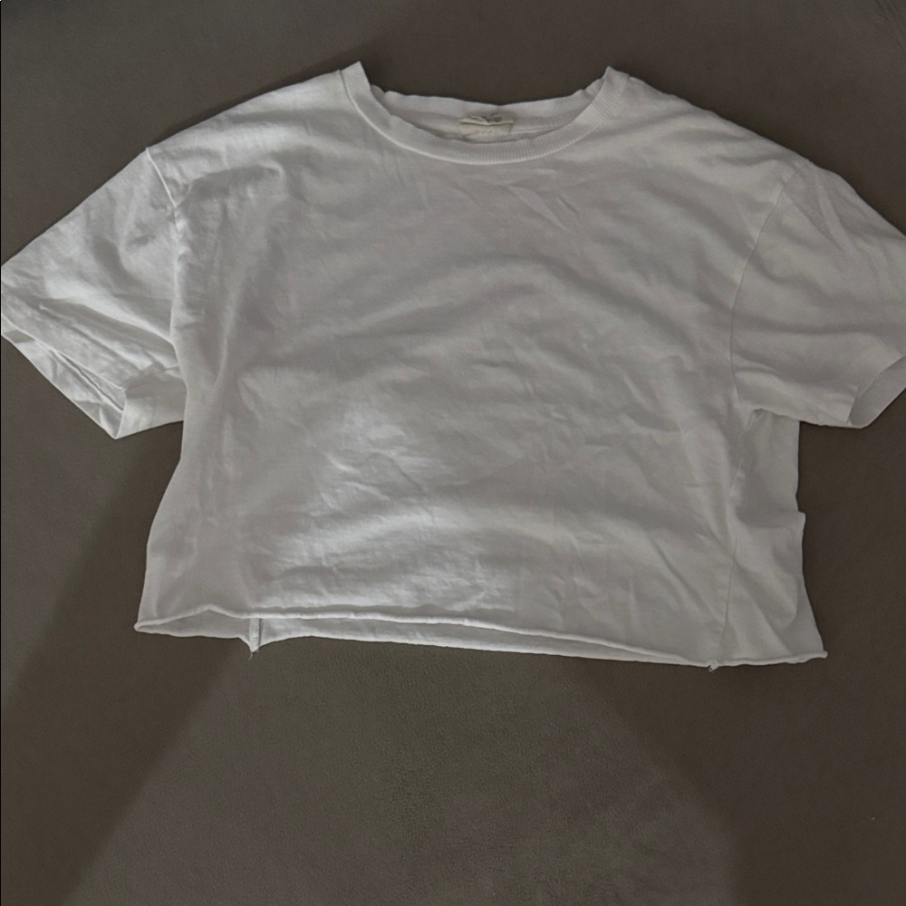Classic White Crop Top